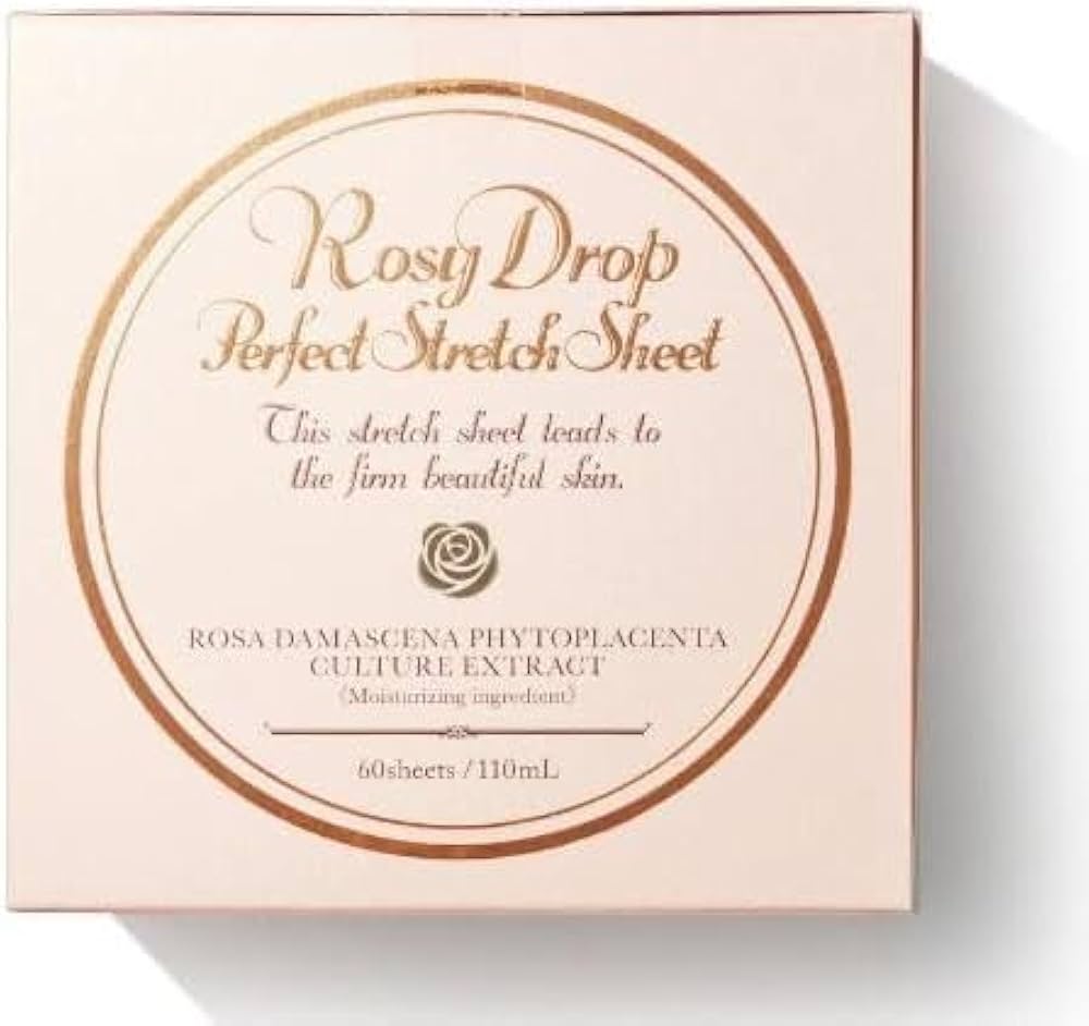 Rosy Drop Perfect Stretch Sheet 60枚 Rosy Drop Perfect Stretch Sheet 60 Sheets 110ml Set of 2 /w No BOX